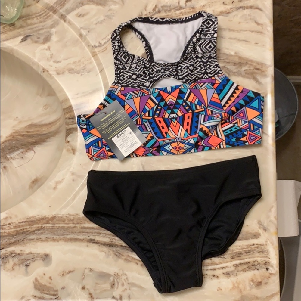 ART CLASS— NWT— 6/6X Girls 2 pc Bikini